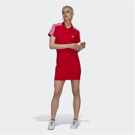 adidas t shirt kleid rot|T.